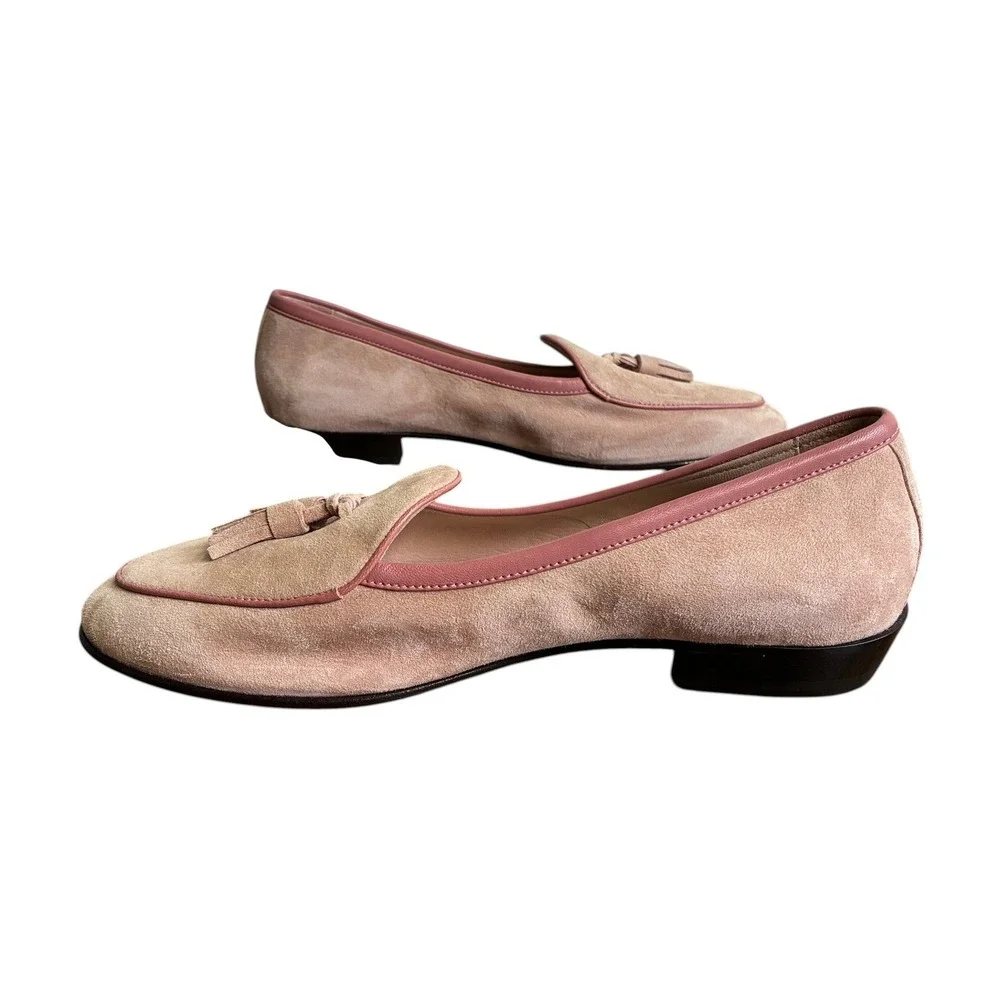 Baudoin & Lange Sagan Classic Tassel Loafers Size US 6.5 EU 37 Designer Luxury